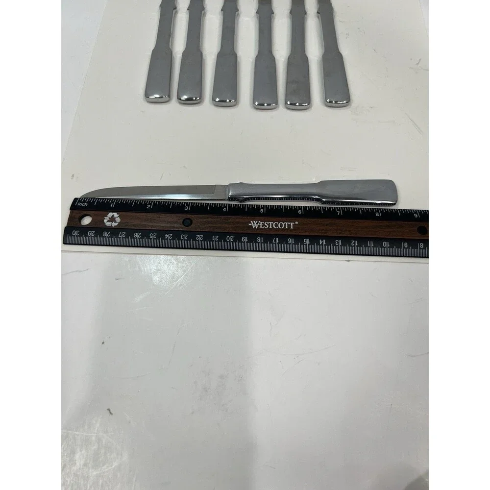 7 Towle Byfield Stainless Steel Steak Knives Discontinued 8.5” MCM 1970’s